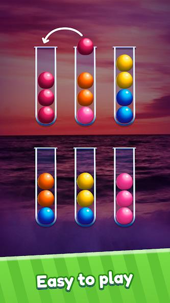 Ball Sort Puzzle Color Sort Mod 스크린샷 1