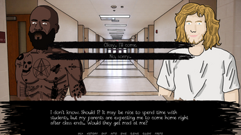 A Ride To Love - a death grips visual novel Screenshot 2