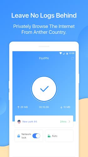 FlyVPN - Secure & Fast VPN Zrzut ekranu 1