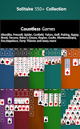 550+ Card Games Solitaire Pack Captura de pantalla 2