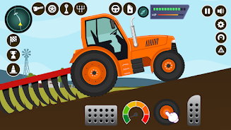 Farm Tractors Dinosaurs Games スクリーンショット 1