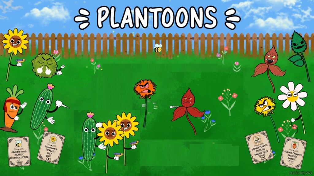 Clash of Chlorophyll: Plants Battle Weeds in Plantoons