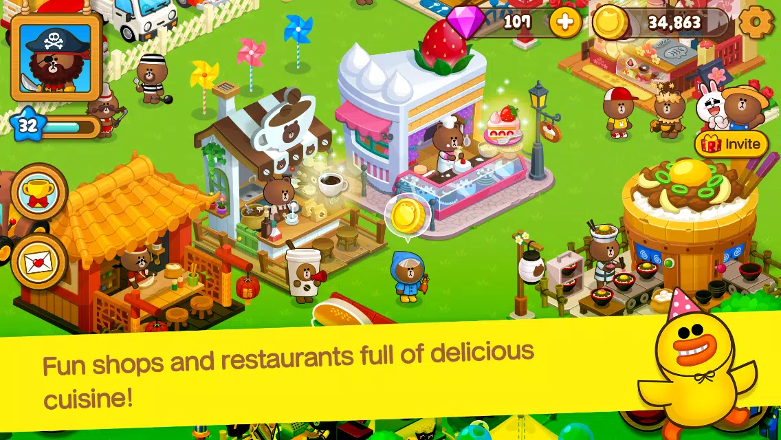 LINE BROWN FARM Screenshot 1