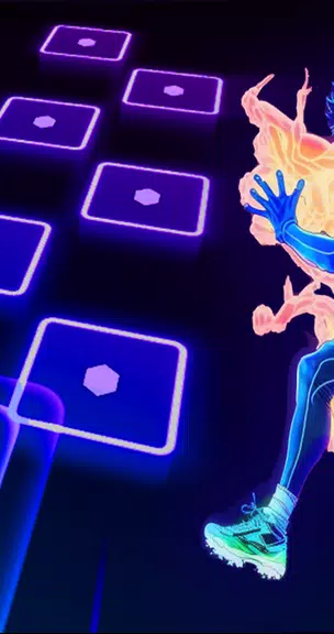 Blue Lock: Tiles Hop EDM Capture d'écran 2