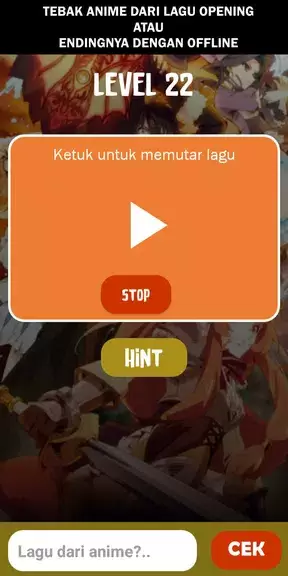 Wibu Elite: Tebak Lagu, Anime, dan Karakternya Tangkapan skrin 1