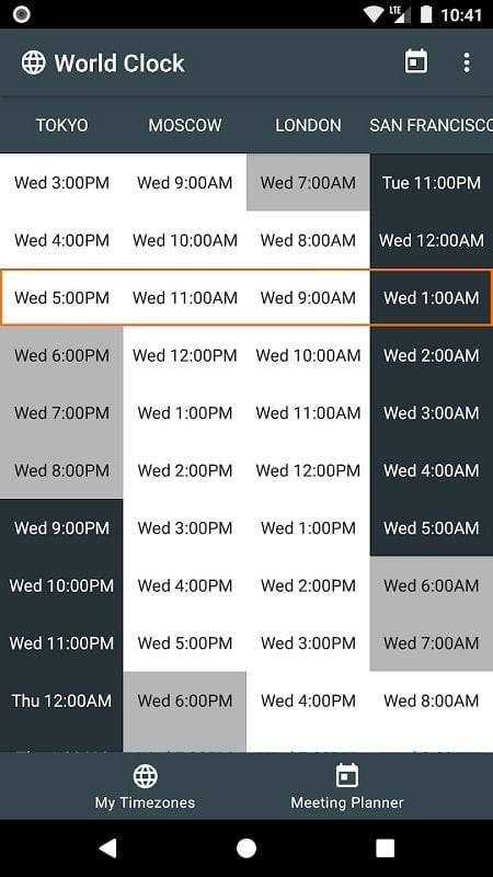 World Clock Widget 2024 Pro स्क्रीनशॉट 1