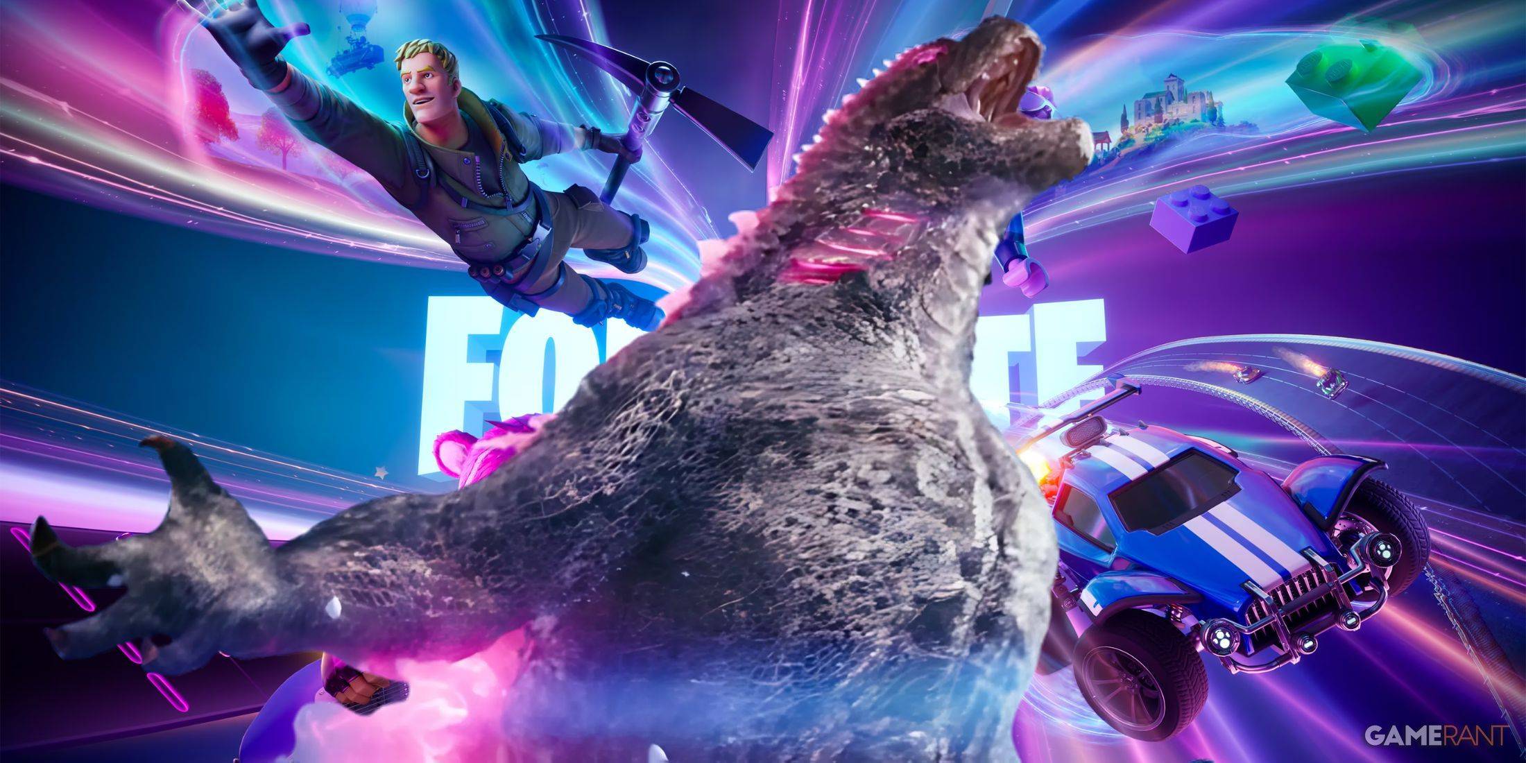 Fortnite reab ทำให้สกิน godzilla และ monsterverse มากขึ้น