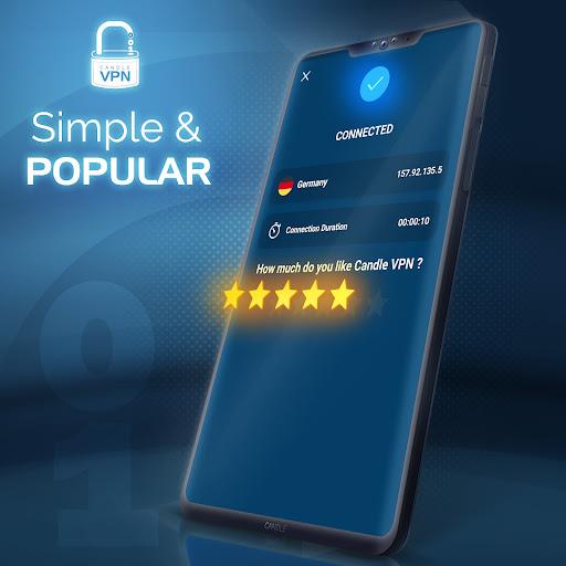 Candle VPN | فیلترشکن پرسرعت ဖန်သားပြင်ဓာတ်ပုံ 3