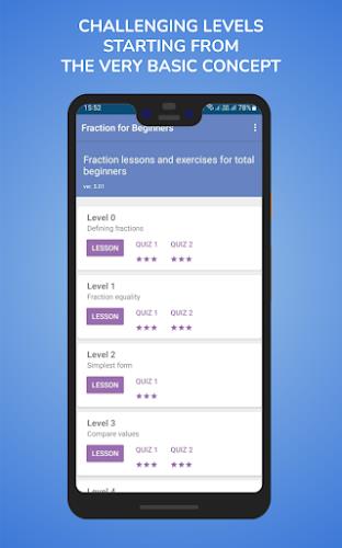 Fraction for beginners Captura de tela 1