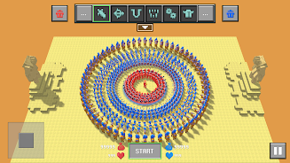 Schermata Blocky Ragdoll Battle 3