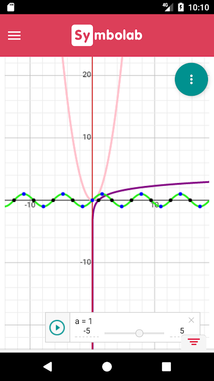 Symbolab Graphing Calculator Schermafbeelding 3