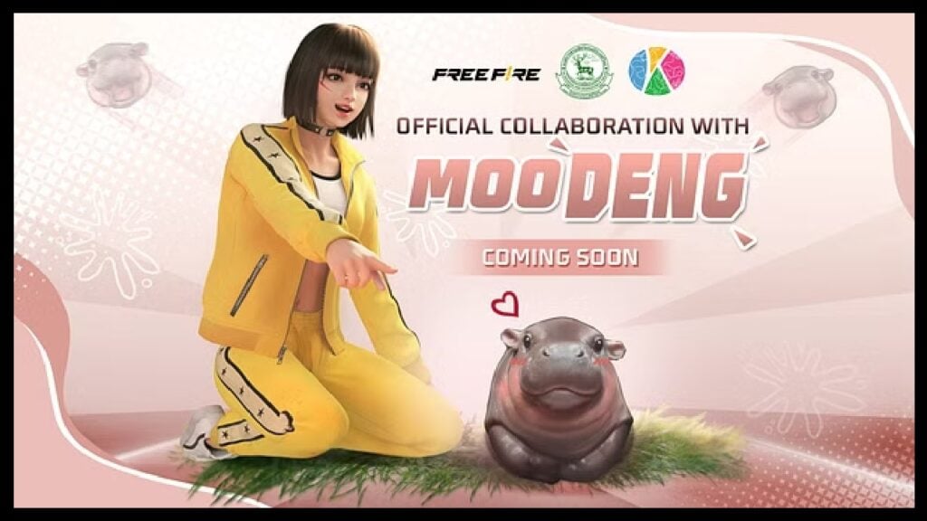 Garena 即將帶著病毒般的侏儒河馬寶寶 Moo Deng 前往營救！