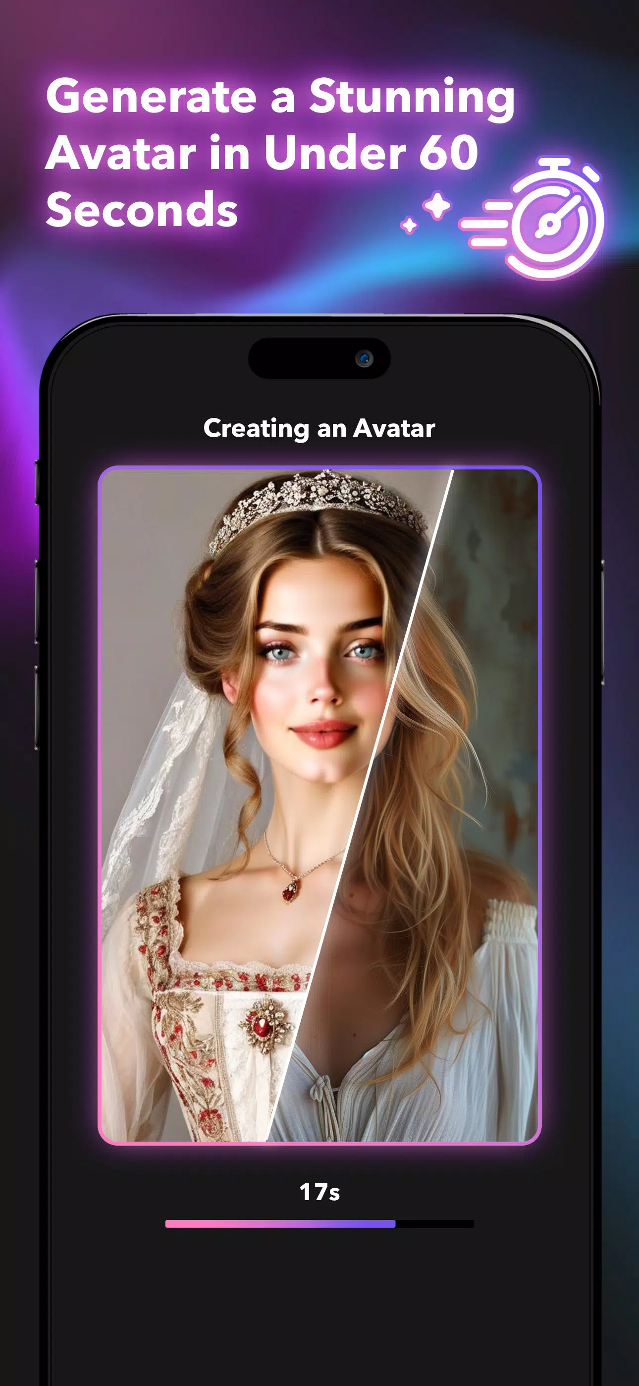 Aurora: AI Portrait Generator スクリーンショット 1