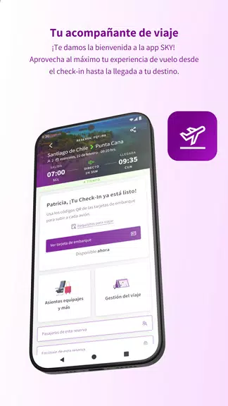 SKY Airline Captura de pantalla 1