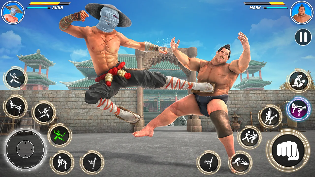 Schermata Kung Fu Games - Fighting Games 3