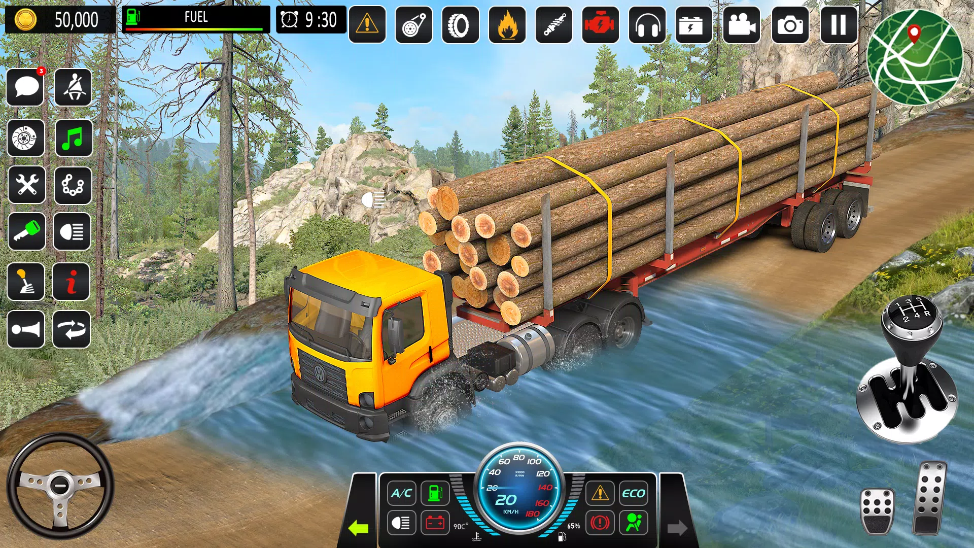 Mountain Truck Driving Games Tangkapan skrin 3