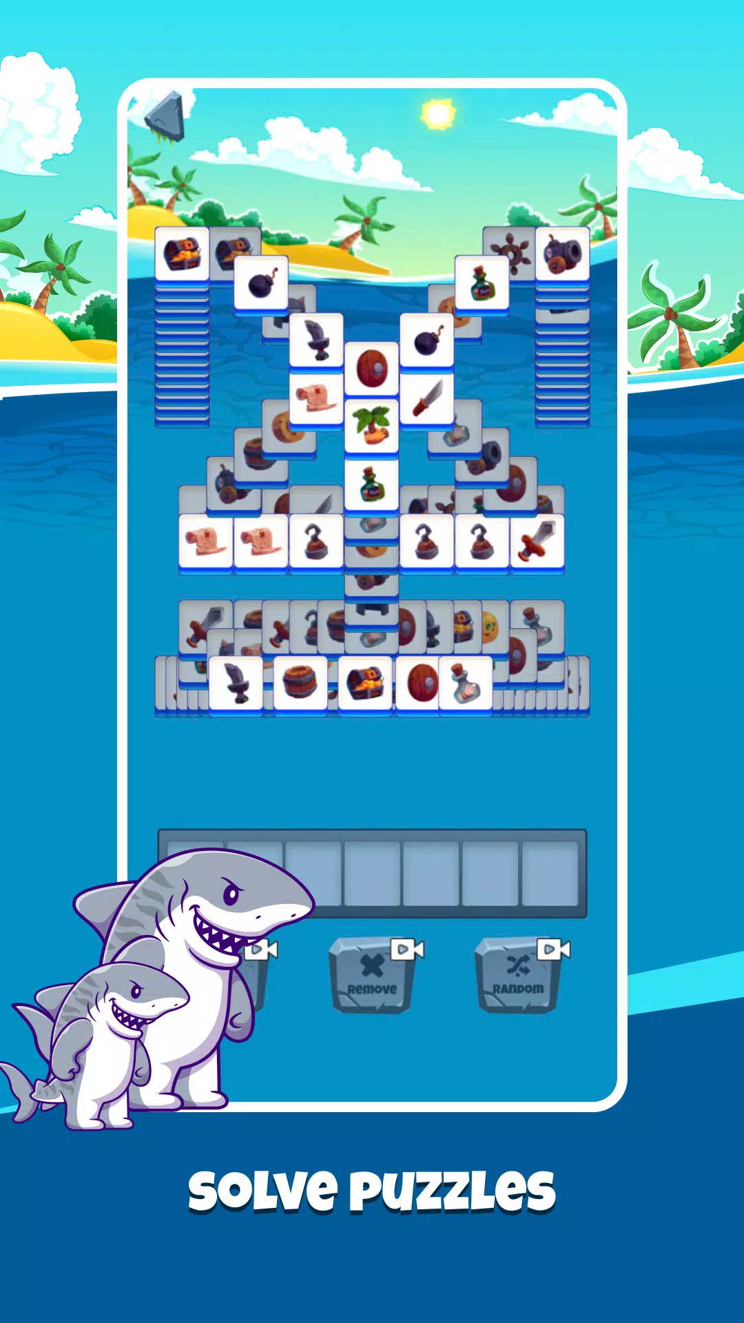 Shark Attack:Match Puzzle Game Captura de pantalla 2