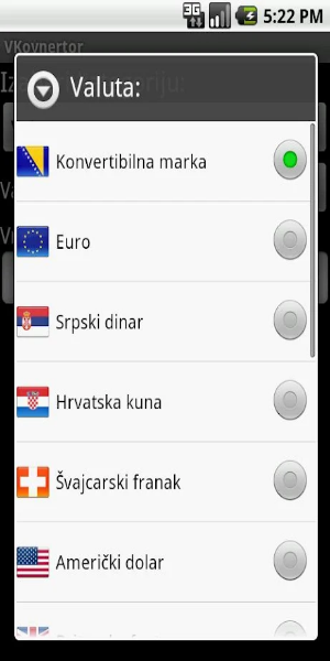 VKonvertor - konvertor valuta Captura de tela 3