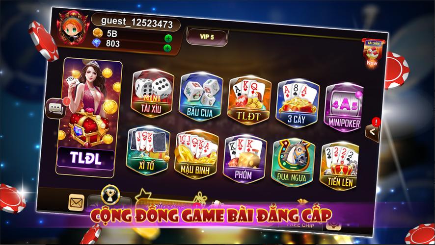 4Play - Xì Tố Xì Phé Online Capture d'écran 1