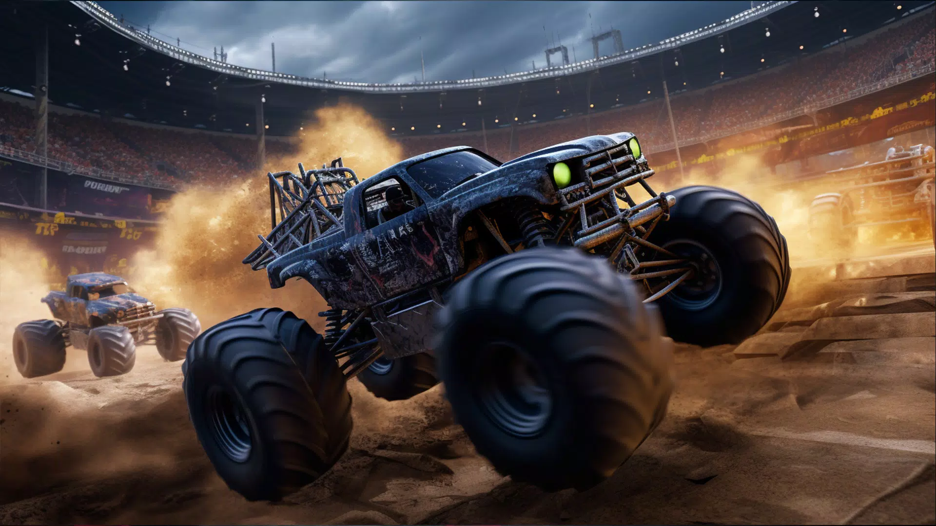 Crazy Monster Truck Games ภาพหน้าจอ 3