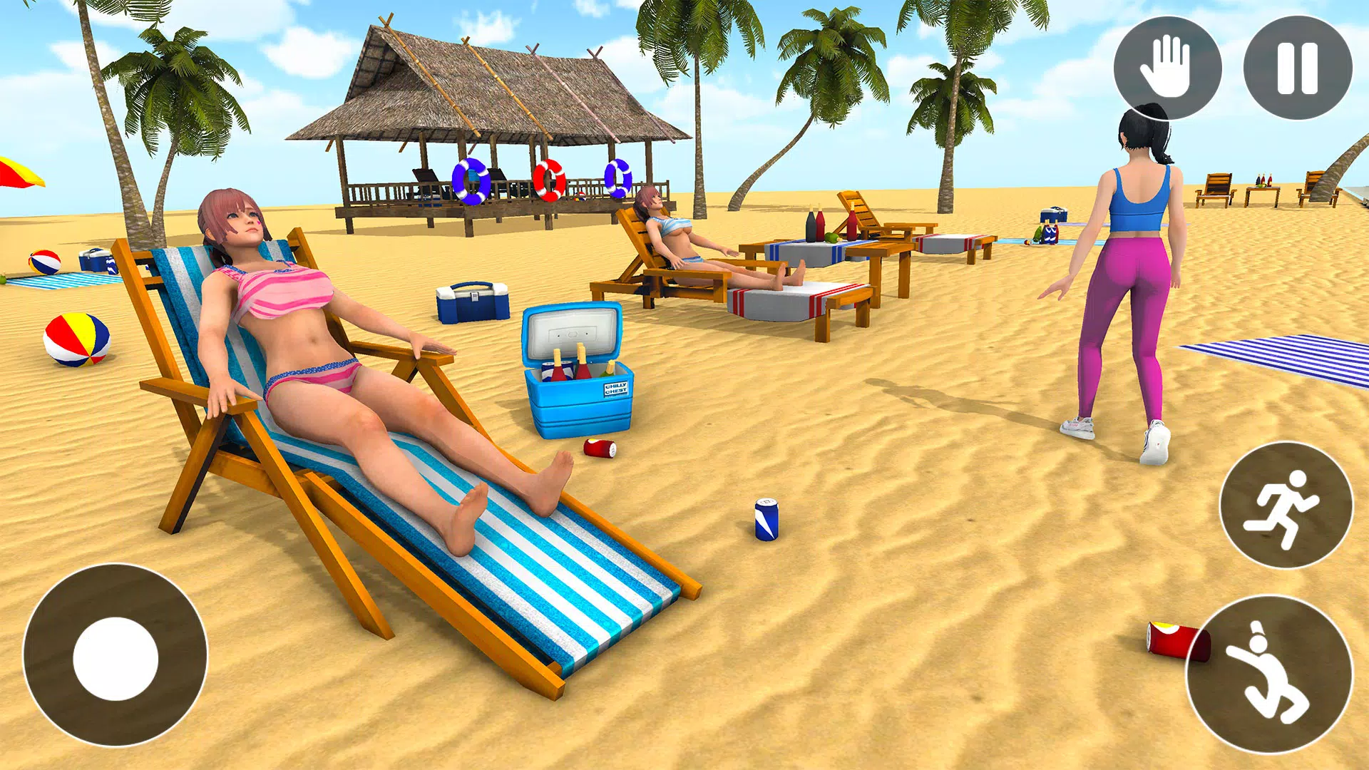 Grand Beach Club Simulator 3D Schermafbeelding 1