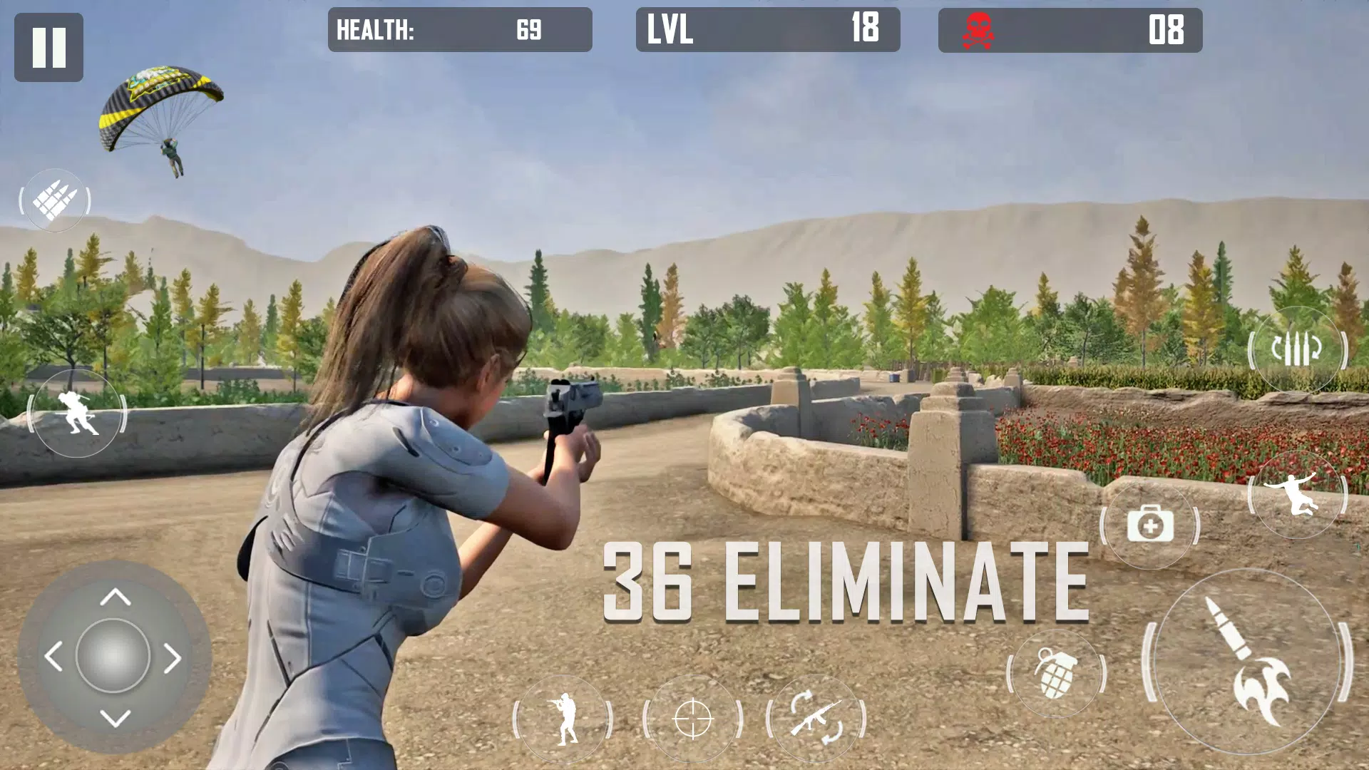 Squad Fire Gun Games - Battleg Screenshot 1