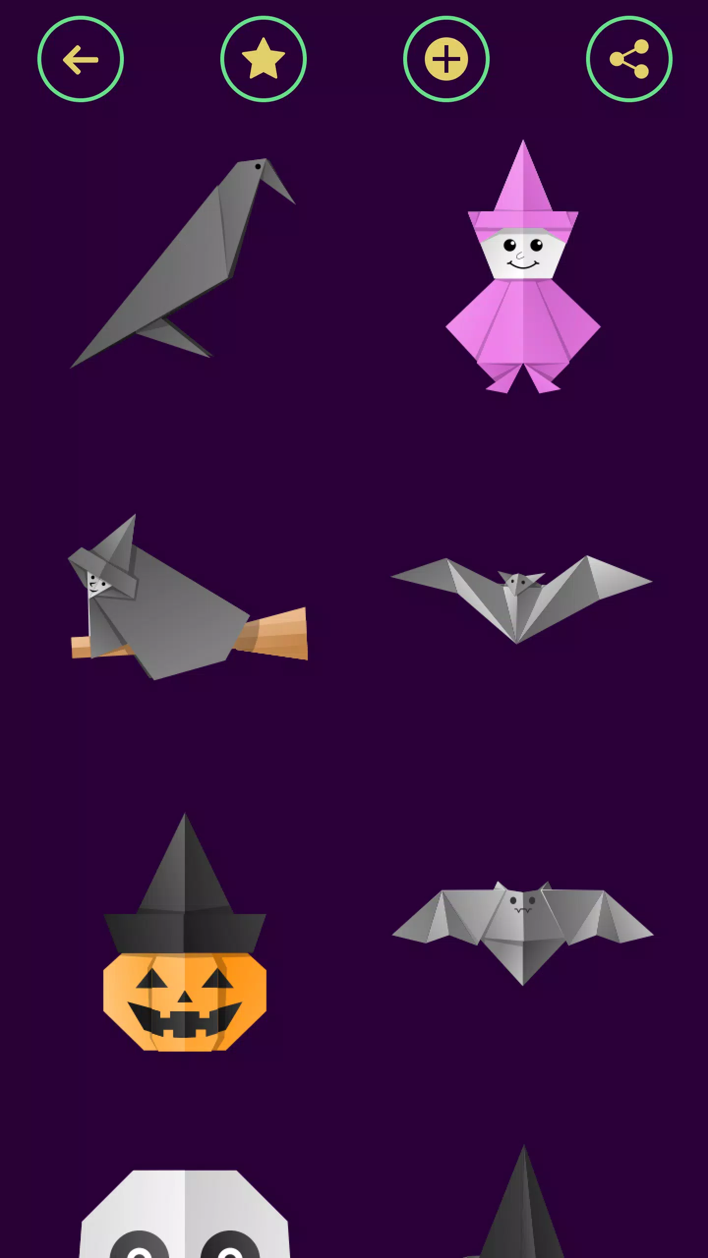 Origami Halloween Скриншот 3