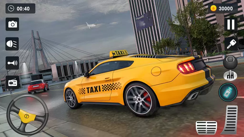 Taxi Simulator 3D - Taxi Games Captura de tela 4