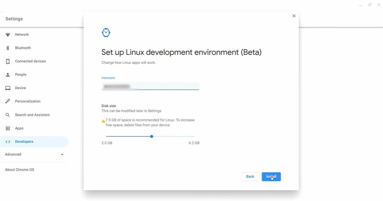 Minecraft auf einem Chromebook