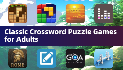 Classic Crossword Puzzle Games for Adults