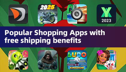 Popular Shopping Apps with free shipping benefits