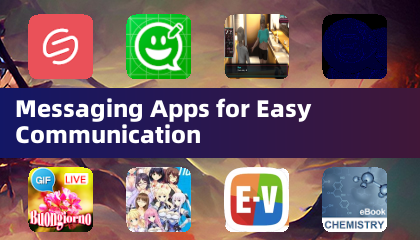 Applications de messagerie pour une communication facile
