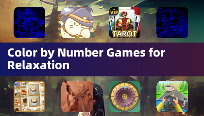 Color by Number Games for Relaxation