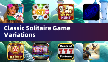 Variations du jeu de patience classique