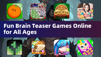 Fun Brain Teaser Games Online for All Ages