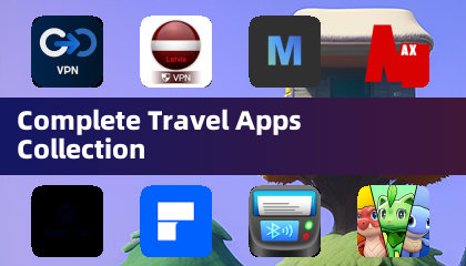 완전한 여행 앱 컬렉션